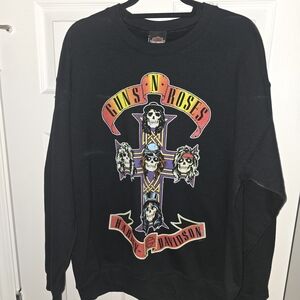 Harley-Davidson Black Graphic Sweater